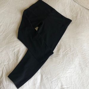 Lululemon Wonder Under Crops Black Size 8